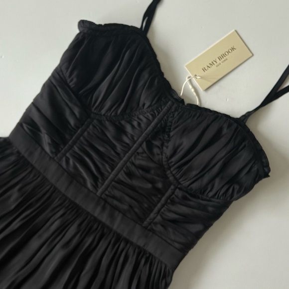 RAMY BROOK Braelyn Dress in Black, 0 XS NWT - Picture 9 of 13